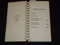 1982-1983 REGISTER OF AMERICAN YACHT CLUBS - SOFTOCVER - KD 5981Y
