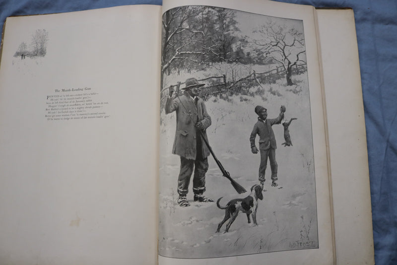1904 A BOOK OF DRAWINGS BY A. B. FROST - HARDCOVER BOOK - KD 9582