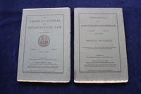1917-1920 AMERICAN JOURNAL OF INTERNATIONAL LAW - LOT OF 8 - O 3369