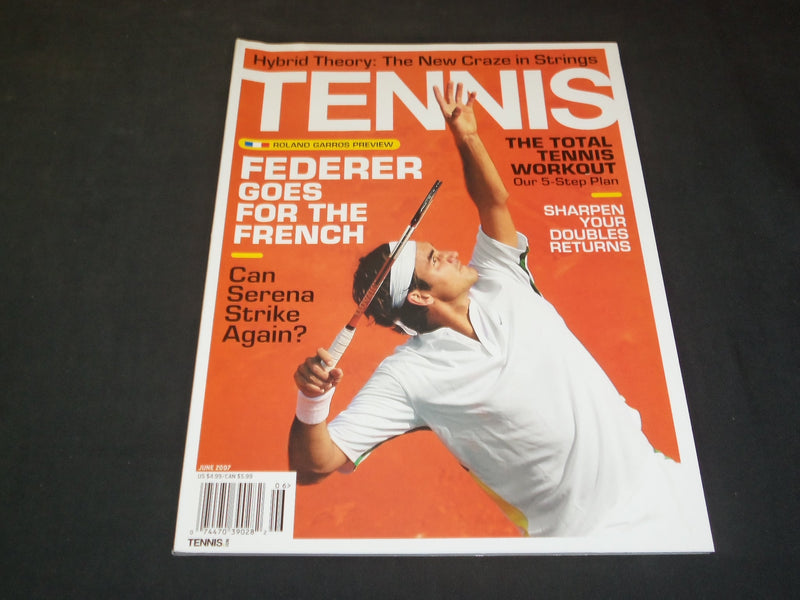 2007 JUNE TENNIS MAGAZINE - FEDERER GOES FOR THE FRENCH - SP 7418