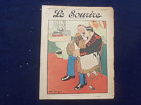 1908 JAN 4 LE SOURIRE MAGAZINE - ILLUSTRATED COMEDY - FRENCH TEXT - SP 4867D