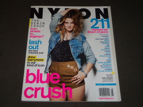 2010 AUGUST NYLON MAGAZINE - DREW BARRYMORE COVER - FASHION - B 4197