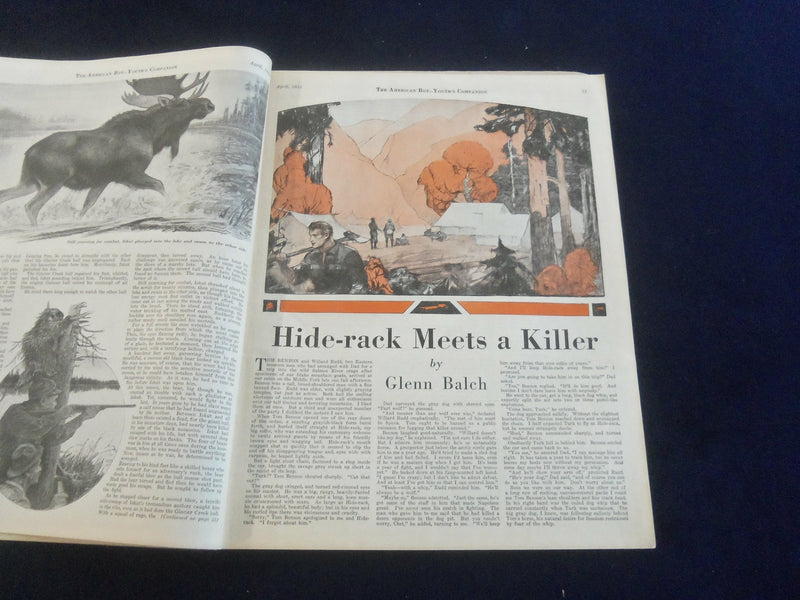 1934 APRIL AMERICAN BOY MAGAZINE - THE CASE OF THE LUCY M - ST 7084