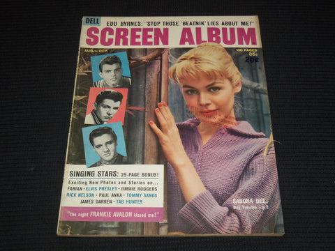1959 AUGUST-OCTOBER SCREEN ALBUM MAGAZINE - SANDRA DEE COVER - E 14666