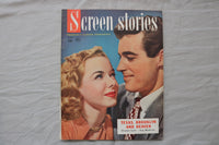 1948 AUGUST SCREEN STORIES MAGAZINE - DIANNA LYNN & GUY MADISON COVER - E 19889