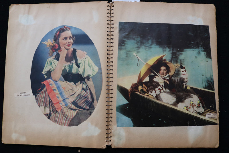 1930'S MOVIE STARS SCRAPBOOK - SHIRLEY TEMPLE COVERS - E 24925