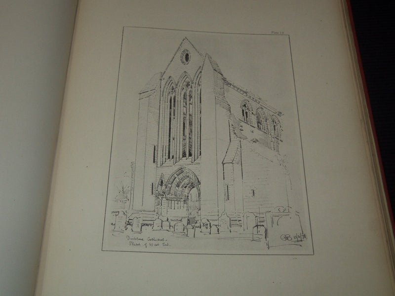 1887 PUGIN STUDENTSHIP DRAWINGS VOLUME #43 OF 200 - G. WASHINGTON BROWNE - Z 285