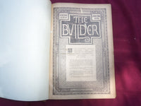 1918 JANUARY-JUNE THE BUILDER U. K. MAGAZINE BOUND VOLUME - FOLD OUTS- C 58