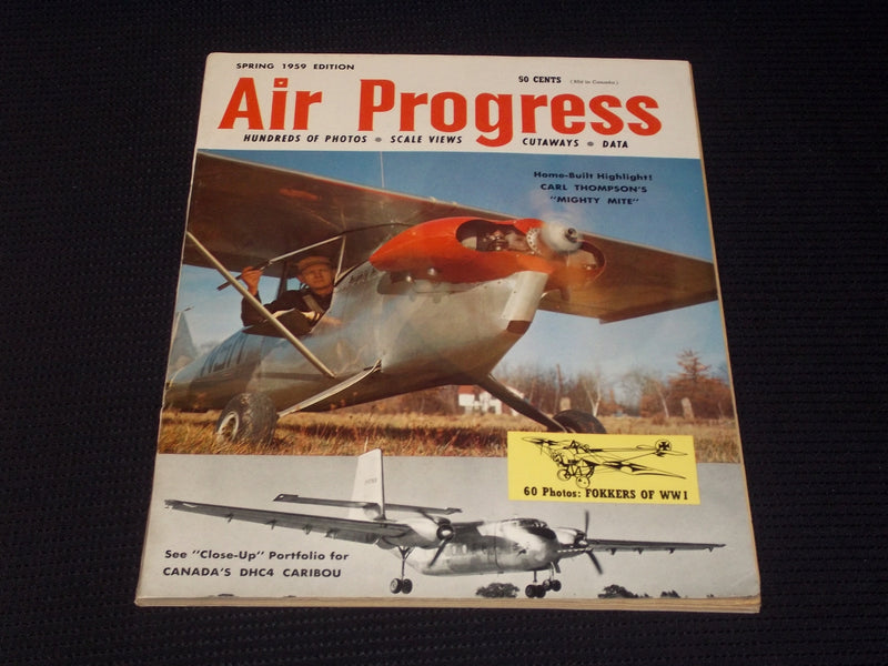 1959 SPRING AIR PROGRESS MAGAZINE - MIGHTY MITE FRONT COVER - E 7099