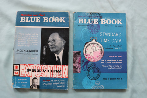 1961 MACHINE AND TOOL BLUE BOOK MAGAZINE - LOT OF 2 - K 3285