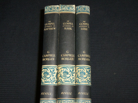 1925-1931 THE GOSPEL ACCORDING TO MARK BOOK LOT OF 3 - G. MORGAN - KD 1378E