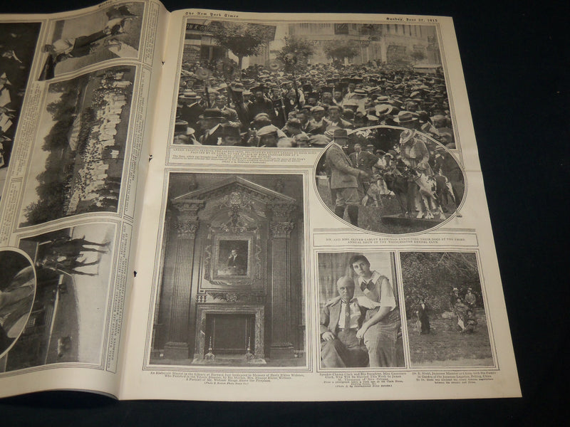 1915 JUNE 27 NEW YORK TIMES ROTO PICTURE SECTION - ARIZONA LAUNCHING - NT 8953