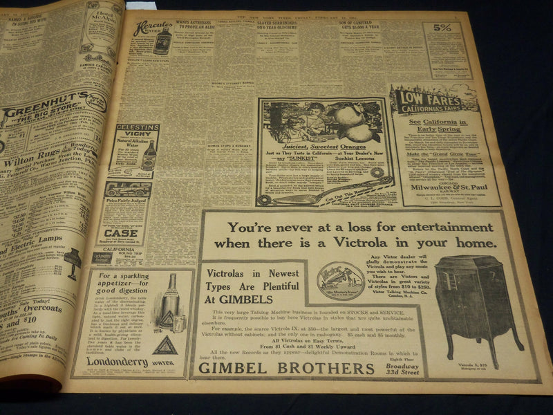 1915 FEB 19 NEW YORK TIMES - GERMAN REPLY FRIENDLY SUBSTANCE CONCERN - NT 7777