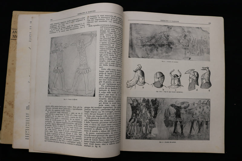 1927 ESERCITO E NAZIONE RIVISTA MAGAZINE - ITALIAN - LOT OF 10 - O 3692