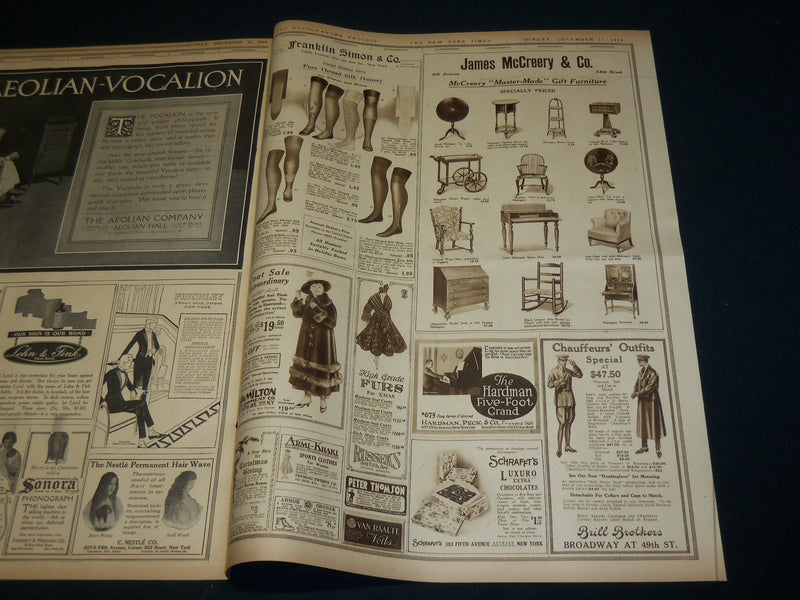 1916 DECEMBER 17 NEW YORK TIMES ROTO PICTURE SECTION - BRITISH TANK - NT 8959