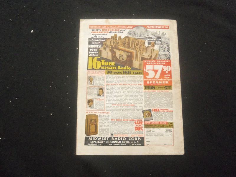1934 NOVEMBER RADIO-CRAFT MAGAZINE - RADIO WAVES KILL PLANT INSECTS - B 433O
