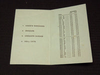 1953-1965 BOWLING MANUALS & SCHEDULES LOT OF 6 - O 3284