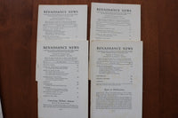 1949-1953 RENAISSANCE NEWS MAGAZINE - DARTMOUTH COLLEGE - LOT OF 18 - O 3914