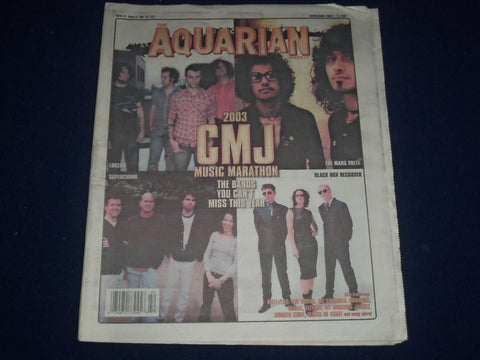 2003 OCTOBER 15-22 AQUARIAN WEEKLY NEWSPAPER - MARS VOLTA - CMJ - J 1119