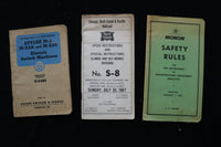 1930'S-1970'S RAILROAD EPHEMERA - LOT OF 25 PIECES - O 3675