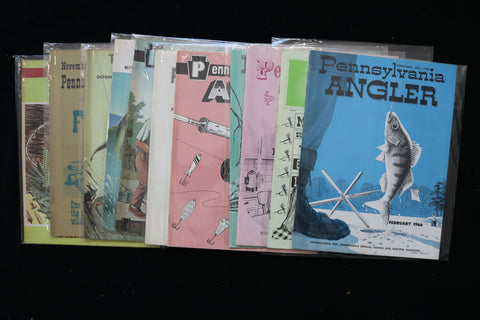 1966 PENNSYLVANIA ANGLER MAGAZINE - LOT OF 11 - O 3750