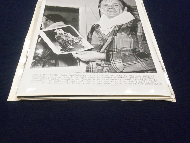 1957-1967 PAT HINGLE PRESS PHOTOS LOT OF 8 - O 1558
