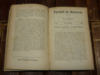 1876-1890 UGESKRIFT FOR RETSVAESEN DANISH BOUND VOLUMES LOT OF 16 - R 26