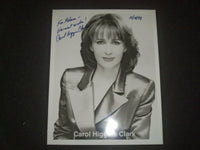 CAROL HIGGINS CLARK AUTOGRAPHED 8X10 PHOTOGRAPH - J 6267