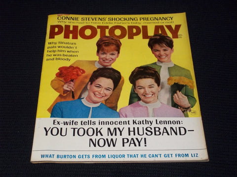 1967 DECEMBER PHOTOPLAY MAGAZINE - THE LENNON SISTERS FRONT COVER - E 16644