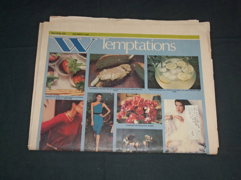 1979 JUNE 22-29 W MAGAZINE - GREAT STORIES, PHOTOS & ADS - NP 3350