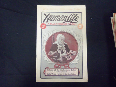 1906 JANUARY HUMAN LIFE MAGAZINE - JULIA WARD HOWE - ST 1923