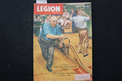 1949 FEB THE AMERICAN LEGION MAGAZINE - PACIFIC COAST BASEBALL COVER - E 10527