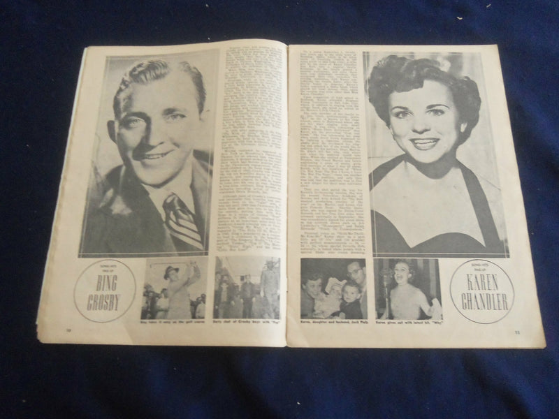 1954 FEBRUARY SONG HITS MAGAZINE - EDDIE FISHER COVER - ST 5153X