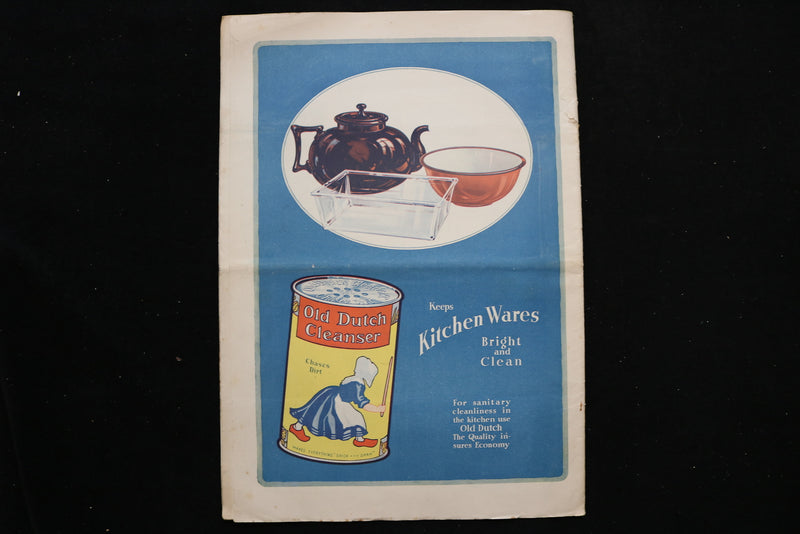 1919 JUNE NEEDLECRAFT MAGAZINE - LADY IN MIRROR COVER - E 9953