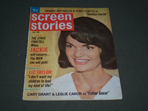1965 JANUARY SCREEN STORIES MAGAZINE - JACKIE KENNEDY - SP 2769