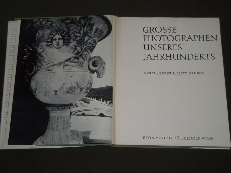 1964 GROSSE PHOTOGRAPHEN UNSERES JAHRHUNDERTS BY FRITZ GRUBER - I 374
