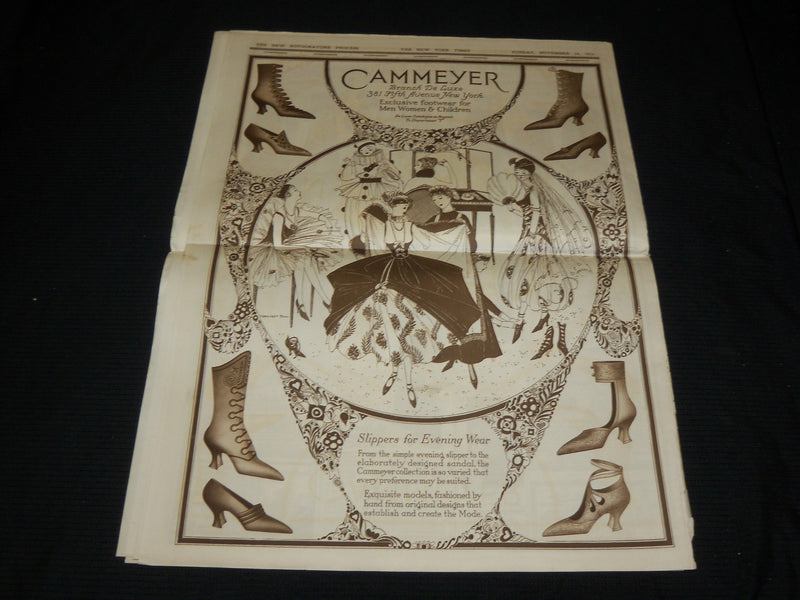 1915 NOV 14 NEW YORK TIMES PICTURE SECTION - HARVARD PRINCETON GAME - NP 5601