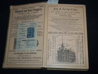 1890 WORCESTER DIRECTORY BY HENRY J. HOWLAND - MAP - KD 81X