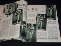 1941 MARCH PHYSICAL CULTURE MAGAZINE NICE EXERCISE WORKOUT ISSUE - E 3744