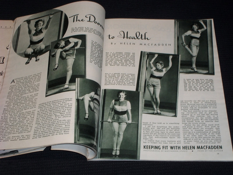 1941 MARCH PHYSICAL CULTURE MAGAZINE NICE EXERCISE WORKOUT ISSUE - E 3744