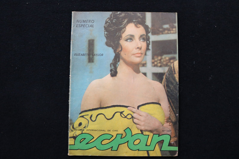 1963 ECRAN MAGAZINE - ELIZABETH TAYLOR COVER - E 26063