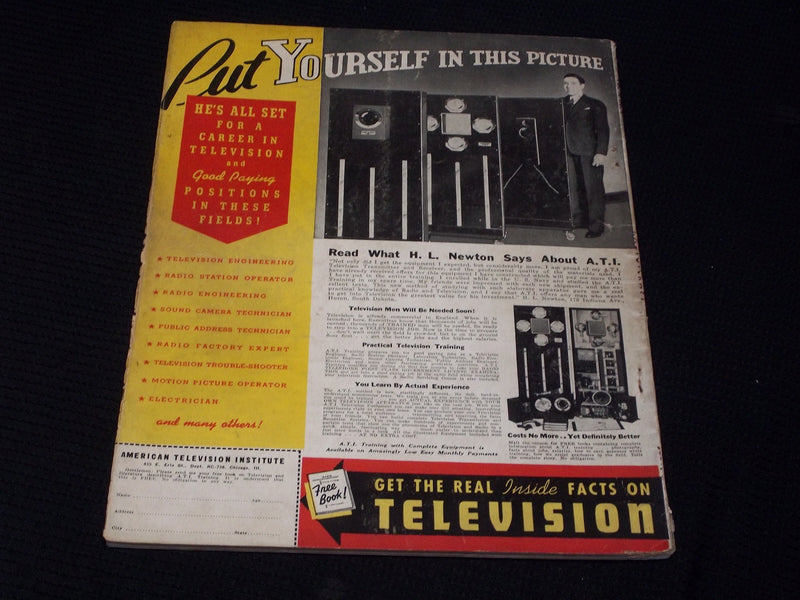 1938 JULY RADIO-CRAFT MAGAZINE VERY NICE COVERS & ADS - E 367