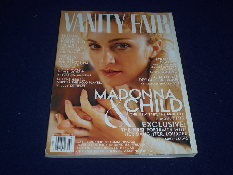 1998 MARCH VANITY FAIR MAGAZINE - MADONNA - SP 4363