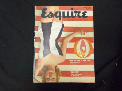 1953 AUGUST ESQUIRE MAGAZINE - GREAT COVER, PHOTOS AND ADS - ST 2704