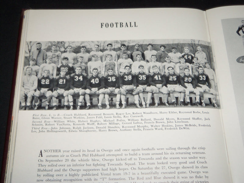 1942 TOM TOM OWEGO FREE ACADEMY YEARBOOK - OWEGO NEW YORK - YB 1452
