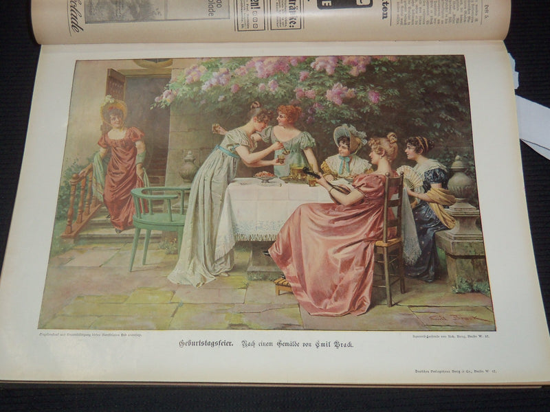 1907 FUR ALLE WELT ILLUSTRIERTE ZEITSCHRIFT GERMAN MAGAZINE VOLUME - Z 190