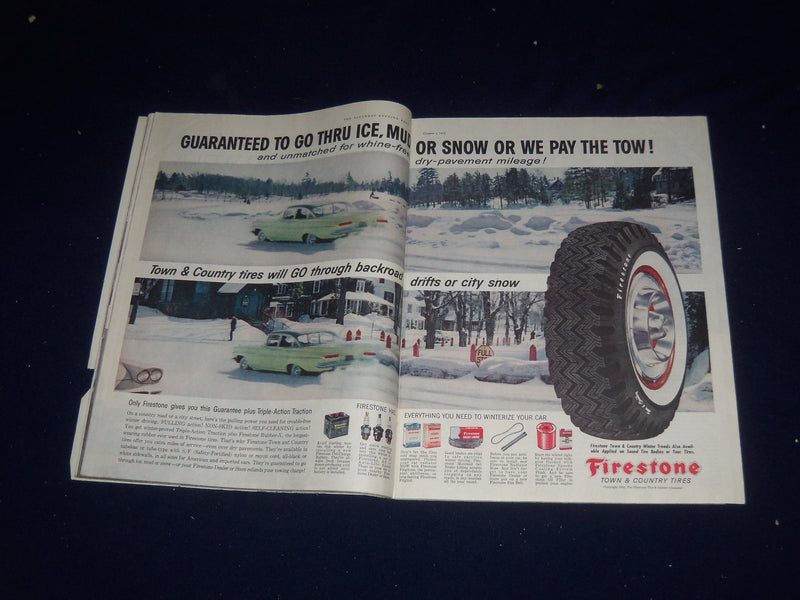 1959 OCTOBER 3 THE SATURDAY EVENING POST MAGAZINE - ILLUSTRATED COVER - SP 5705