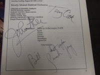 1990 AUGUST 17 & 18 MOZART AUTOGRAPHED PROGRAM - FAITH ESHAM - J 5263