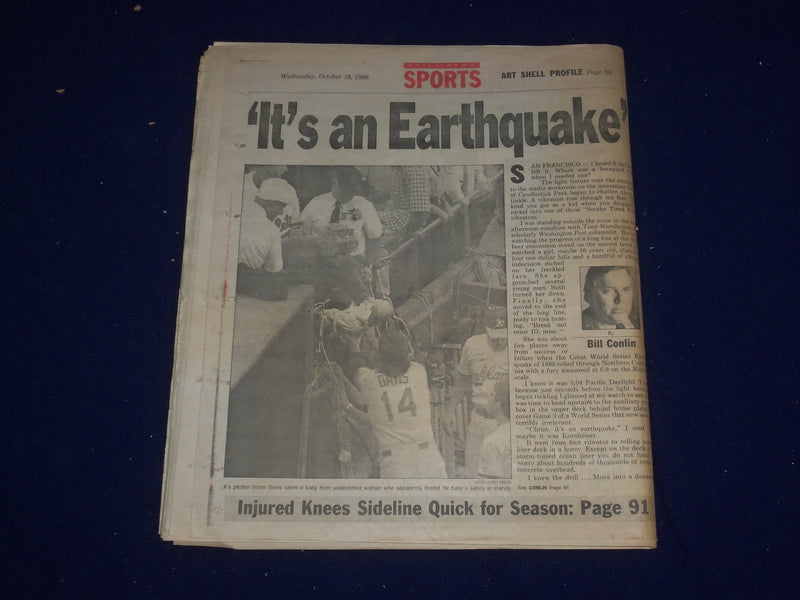 1989 OCTOBER 16 PHILADELPHIA DAILY NEWS - CALIFORNIA EARTHQUAKE - NP 2972