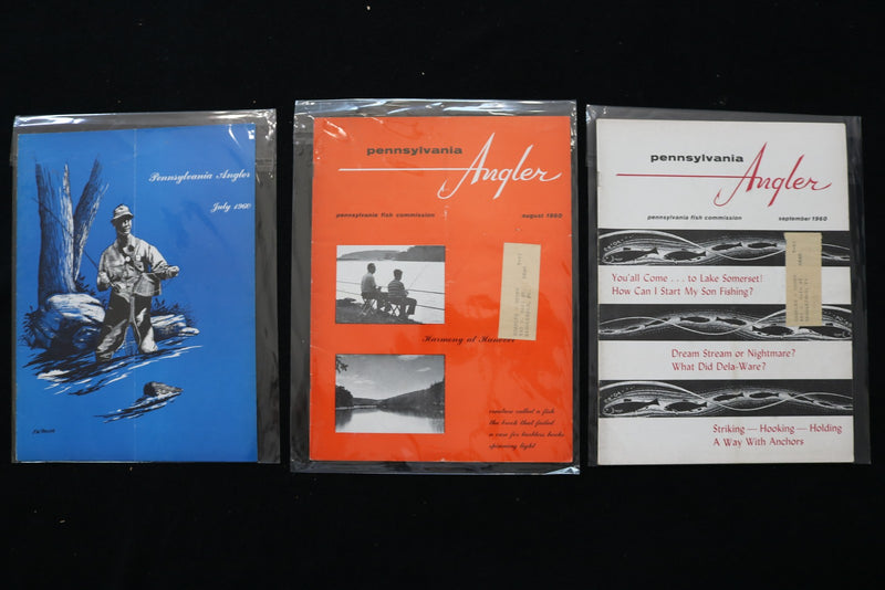 1960 PENNSYLVANIA ANGLER MAGAZINE - LOT OF 11 - O 3743
